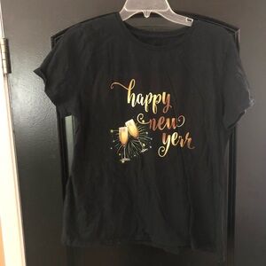 Black Happy New Year’s t shirt